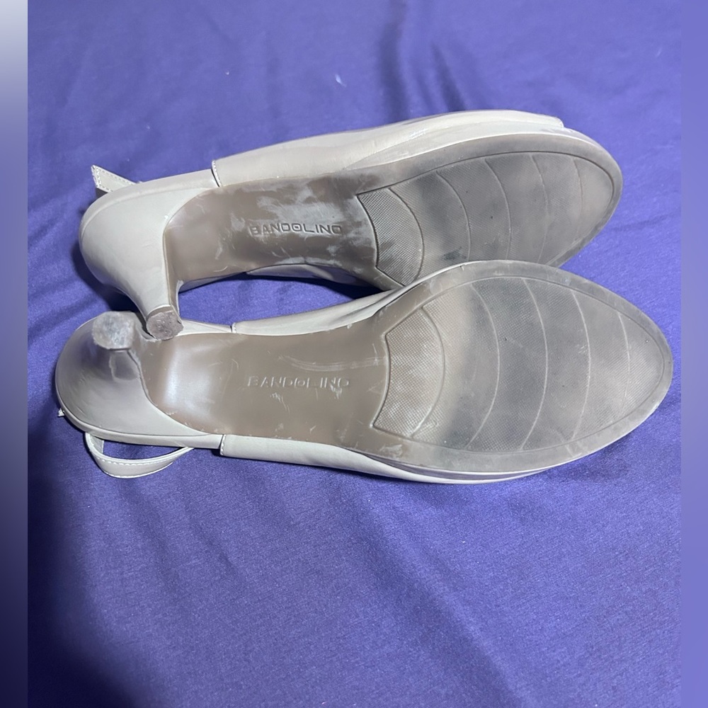Bandolino Patent Leather Sling Backs - Picture 7 of 8